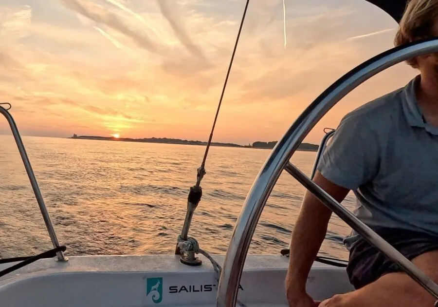 Plovidba u zalazak sunca u Puli jedrilicom - Pula Boats 